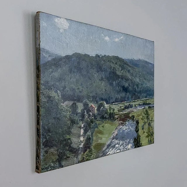 Oil Painting on Canvas by Xavier Wurth (1869-1933) For Sale - Image 4 of 12