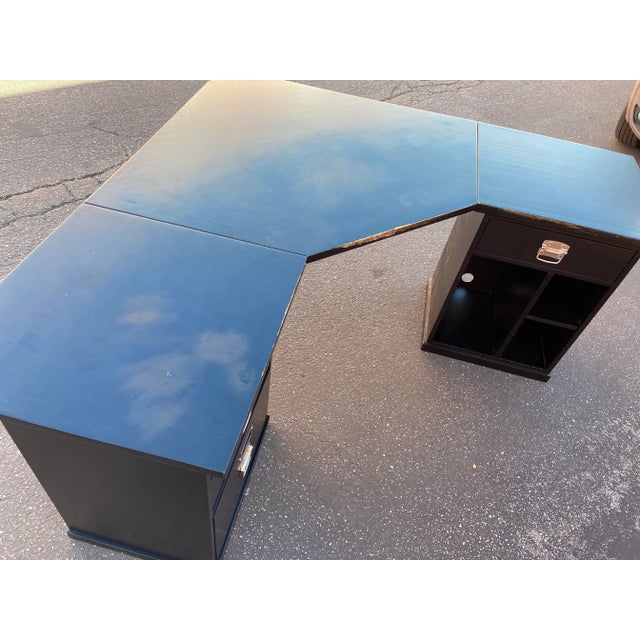 Ceramic Pottery Barn Bedford Desk For Sale - Image 7 of 13