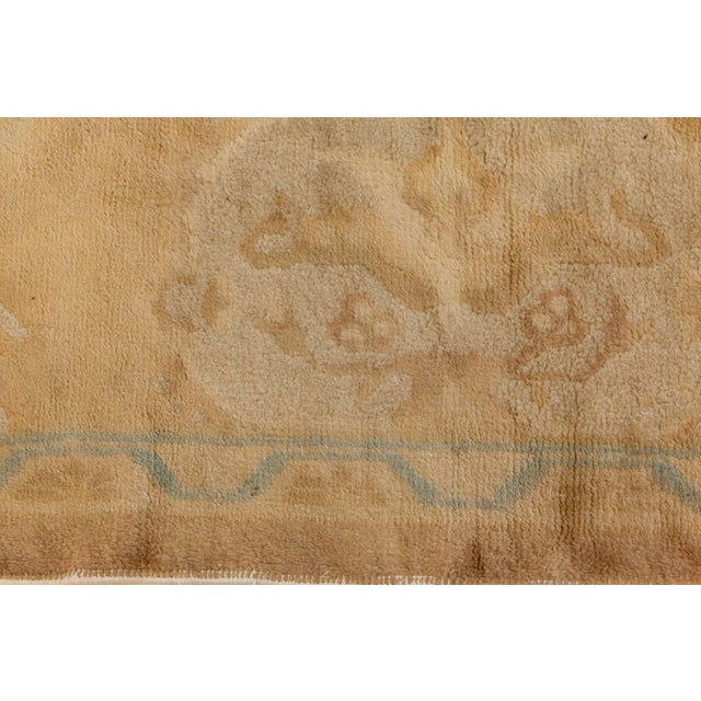 Tan Doris Leslie Blau Vintage Chinese Art Deco Rug For Sale - Image 8 of 11