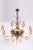 Empire Chandelier in Carved Pear, Steel & Gold Leaves, Austria, 1800s For Sale - Image 13 of 13