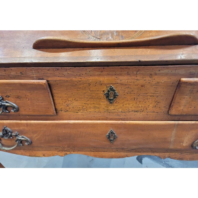 Early 19th Century Louis XV Style Country French Slant Front Desk Circa. 1800 For Sale - Image 5 of 18