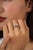 18k Gold Mozambique Natural Ruby & Diamond Floral Halo Cocktail Ring Size 9 For Sale - Image 11 of 16