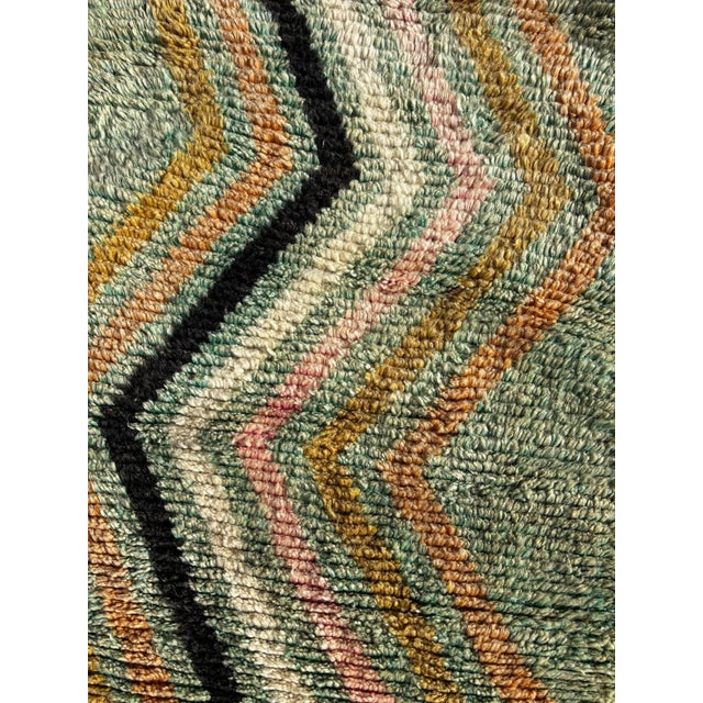 Bring color and character to your hallway or narrow space with this one-of-a-kind Boujad runner rug, handwoven in Morocco....