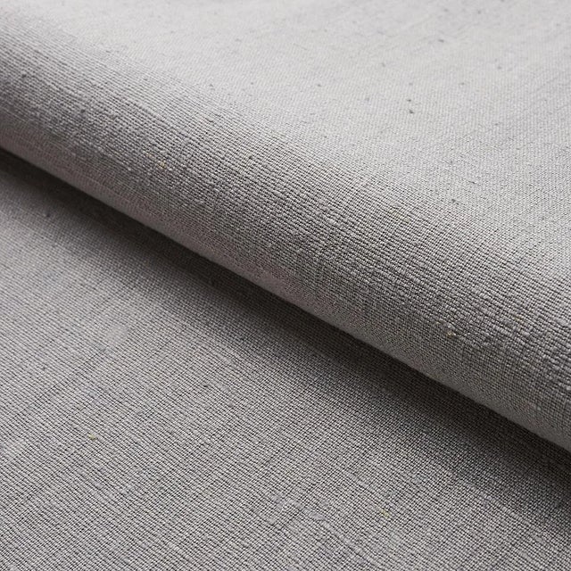 Transitional Sample - Schumacher Marco Performance Linen Fabric in Dove For Sale - Image 3 of 3