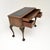 Figured Walnut and Leather Top Desk, 1900s For Sale - Image 4 of 11