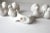 Vintage White Porcelain Dove Napkin Rings- Set of 6 For Sale - Image 10 of 10