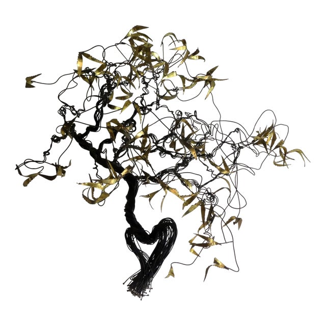 Brass Wall Sculpture by Daniel D'Haeseleer, 1970s For Sale