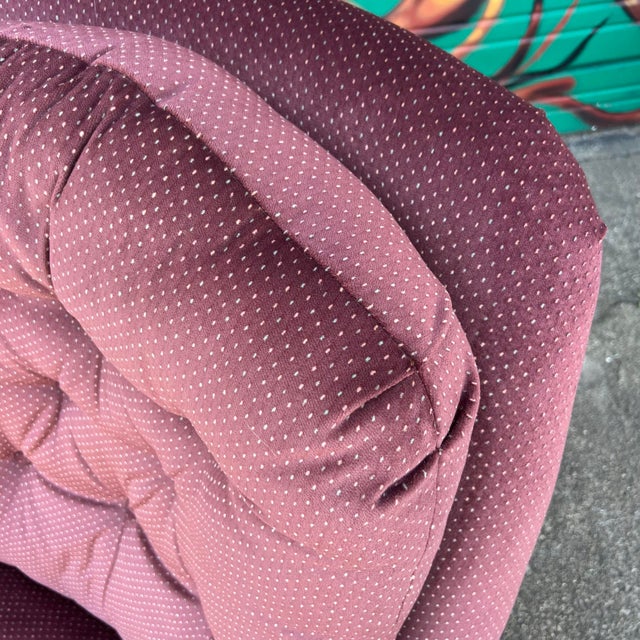 Milo Baughman Style Swivel Lounge Chair With Ottoman For Sale In Cleveland - Image 6 of 8