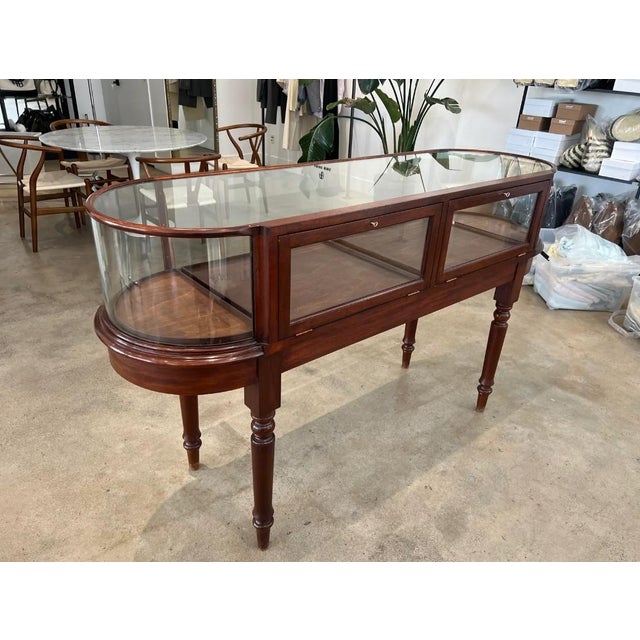 Mahogany Display Cases For Sale - Image 4 of 9