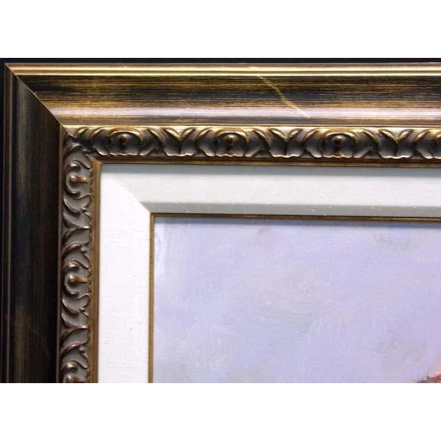 Impressionist Pino "Dream Catcher" Hand Signed & Embellished Giclee With Custom Frame For Sale - Image 3 of 4