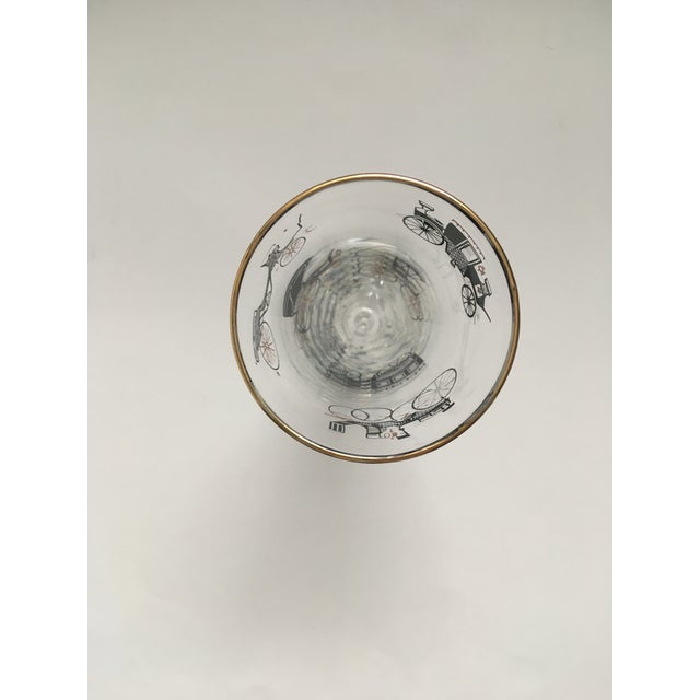 Transparent 1950s Libbey “Curio” Pilsner Glasses- A Pair For Sale - Image 8 of 12