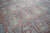 Vintage Paisley Allover Soft Blue Long Wool Hand-Knotted Runner - 3’3” X 16’2” For Sale - Image 4 of 9