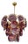 21st Century Italian Tiered Murano Disco Chandelier by Fabio LTD For Sale