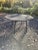 Mid 20th Century Vintage Wrought Iron Outdoor Sculptura Octagon Patio Table, Attributed For Sale - Image 5 of 9