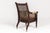 Regency Mahogany Bergère Library Armchair in the style of Gillows For Sale - Image 6 of 8