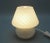Mid-Century Modern Vintage Mushroom Table Lamp in Grey Murano Glass, 1970s For Sale - Image 3 of 8