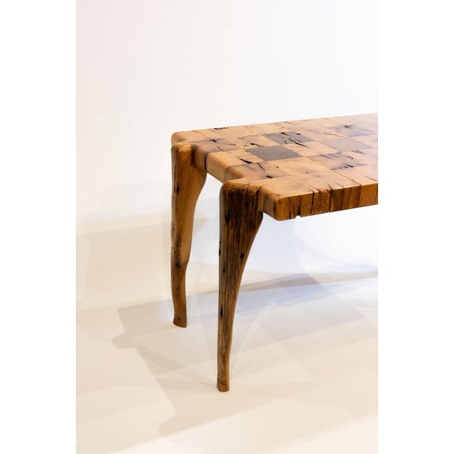 26-02 Oak Side Table by Timothée Musset For Sale - Image 4 of 6