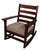 Rustic Art and Crafts Mission Rocking Chairs by L and Jg Stickley Circa 1900's For Sale - Image 3 of 12