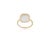 Gold 4.28 Ctw Bezel Set Chalcedony Gemstone Rings in 14k Solid Yellow Gold Size 9 For Sale - Image 8 of 8