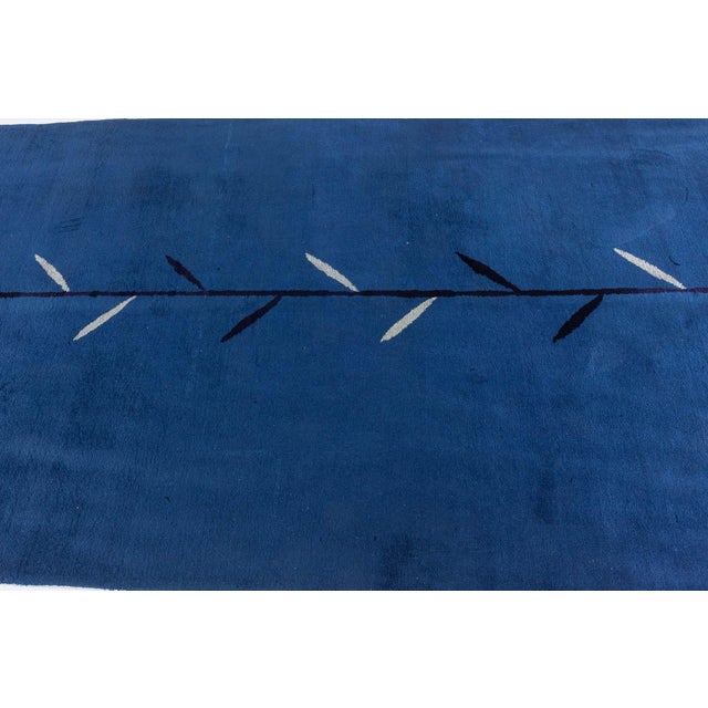 1960s One-of-a-kind Vintage Persian Meshad Handmade Wool Runner For Sale - Image 5 of 7