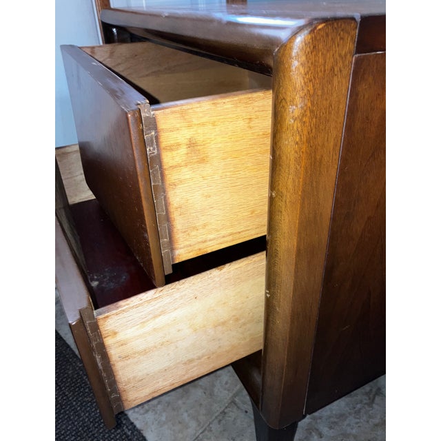 Mid Century Modern Diamond Front Nightstands For Sale - Image 13 of 18