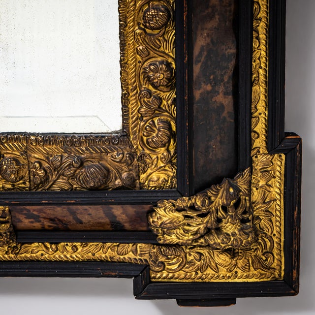 Dutch Baroque-Style Wall Mirror, 1800s For Sale - Image 9 of 10