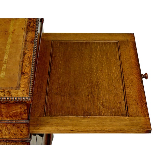 Mid 19th Century Pollard Oak Davenport Desk, 1850s For Sale - Image 6 of 11