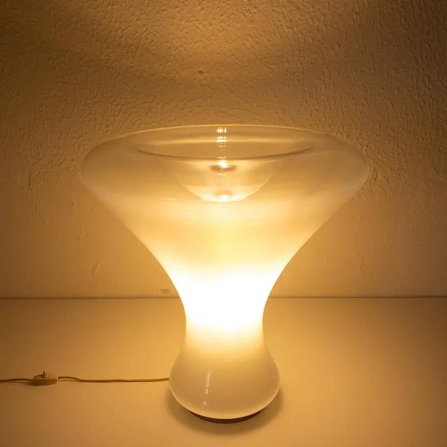 Mid-Century Modern Murano Glass Table Lamp, Italy, 1970s For Sale - Image 3 of 10