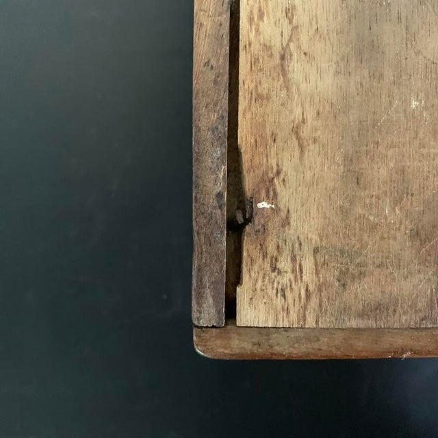19th Century Antique Kashmiri Hand-Carved Monogrammed Walnut Box With Original Key For Sale - Image 17 of 18