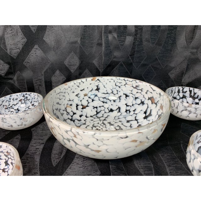 1960s Cenedese Murano Cased Glass Serving Bowl Set - 11 Pieces For Sale In Chicago - Image 6 of 13