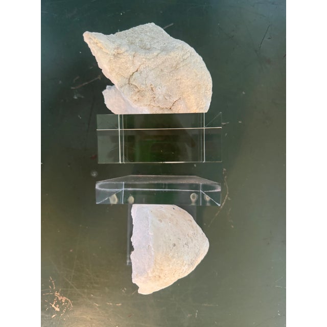 Organic Geode & Lucite Bookends - Set of 2 For Sale - Image 4 of 10