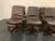 Leather Swivel Chairs by Vaghi, 1980s, Set of 10 For Sale - Image 10 of 18
