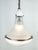 Bauhaus Luzette Pendant Light in White Enamel by Peter Behrens for Siemens, 1920s For Sale - Image 4 of 9