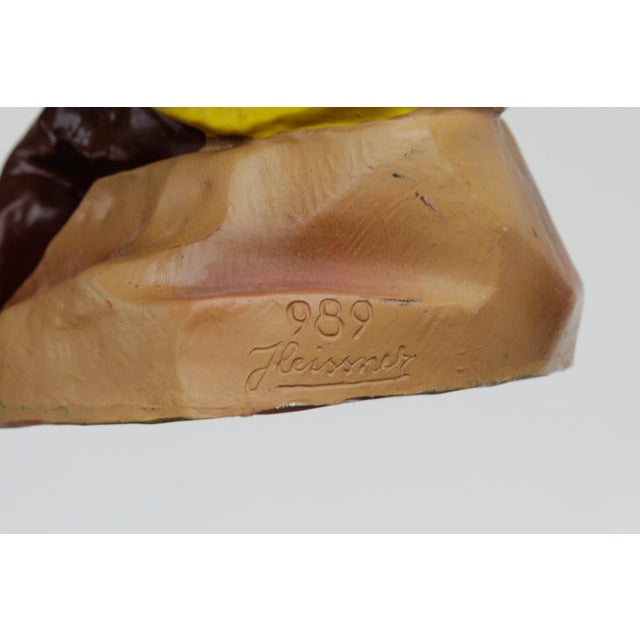 Red Garden Gnome with Accordion from Heissner, 1960s For Sale - Image 8 of 9