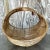 Brown Vintage Coastal Bent Rattan Basket For Sale - Image 8 of 8