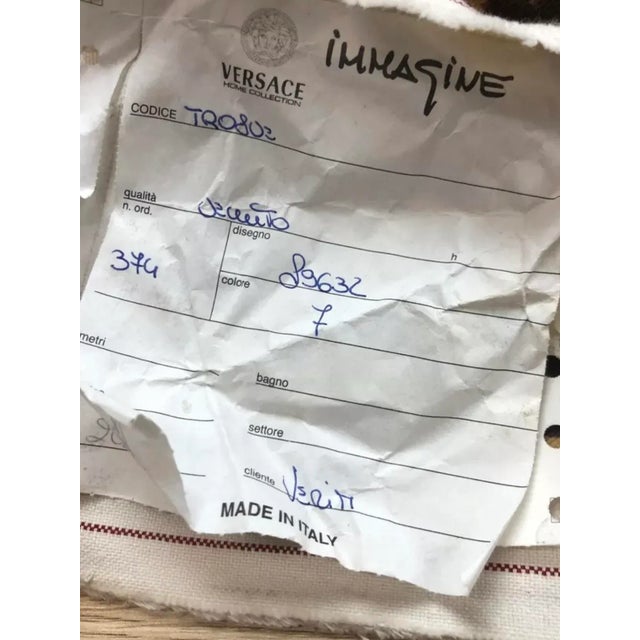 Custom Made Lion & Urn Versace Style Throw For Sale - Image 11 of 12