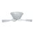 Anchor Hocking Wexford Salad Bowl Serving Set-Clear Glass-Spoon-Fork-Vintage For Sale