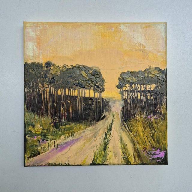 Can be sent rolled with the stretchers. Monika Rossa is a Polish artist who studied painting at the University of Arizona,...