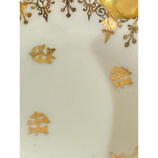 Ceramic Hand-Painted Porcelain Ashtray, Early 20th Century For Sale - Image 7 of 8