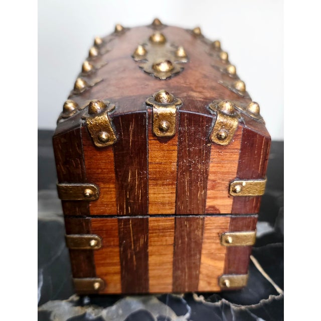 Wood Mid 19th Century Victorian Dome-Top Perfume Casket For Sale - Image 7 of 8