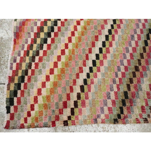 Textile Galerie Shabab Collection Mid-20th Century Turkish Anatolian Accent Rug For Sale - Image 7 of 10