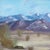 Blue Mid-Century Modern Impasto Desert Landscape Oil Painting Framed - California Western Art For Sale - Image 8 of 12