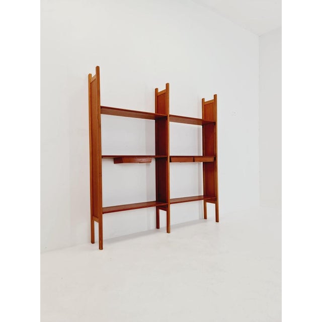 Vintage Danish Freestanding Bookshelf System in Teak by Bengt Ruda, 1960s For Sale - Image 11 of 11