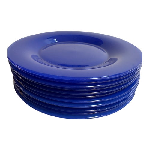 Vintage Mid-Century Modern Arcoroc France Luncheon Plates in