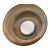 Bauble Round Mirror 42.13" Diameter, Gold Finish Curved Iron Frame, Uttermost For Sale