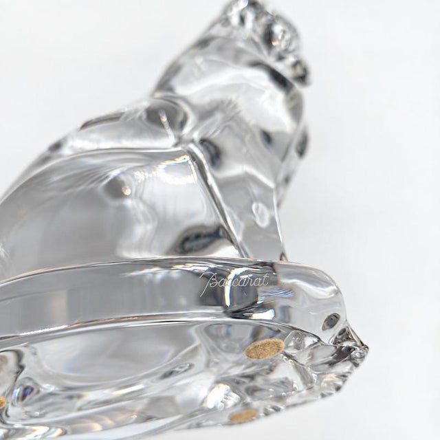 Large Seated Cat from Baccarat For Sale - Image 6 of 9
