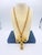 Religious Vintage Alexis Kirk Style Faceted Blue Sunburst Necklace W/ Original Chain Set For Sale - Image 3 of 17