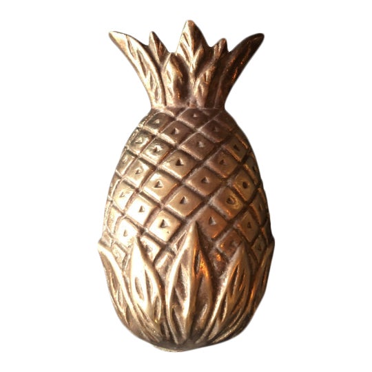 1970s Brass Pineapple Door Knocker Chairish