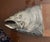 This amazingly huge serving board is wood with silver plated fish head and tail. The silver band wraps around the side of...