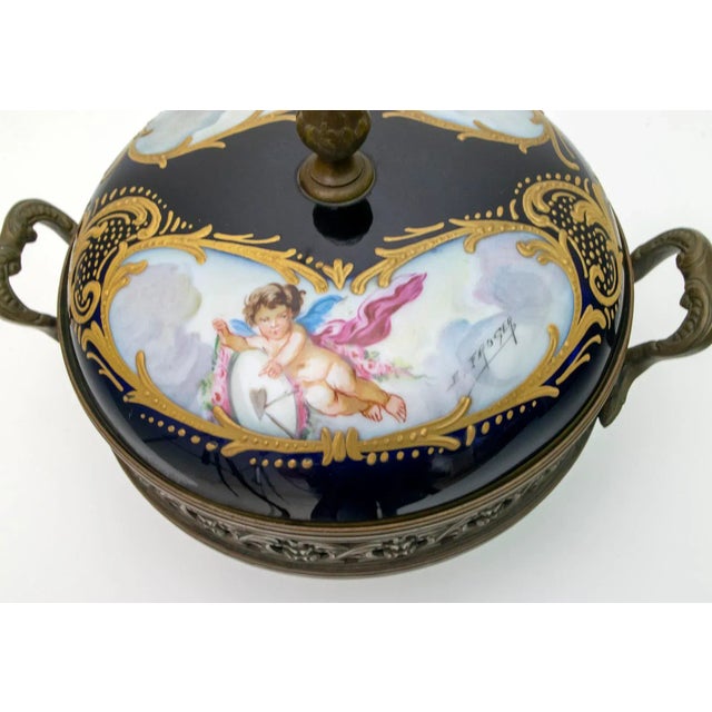 Antique French Porcelain Potpourri from Sevres, 1880s For Sale - Image 15 of 18